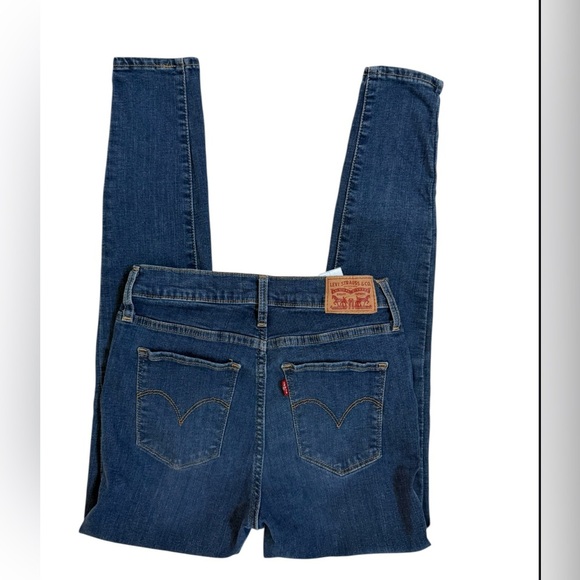 Levi's Blue Skinny Jeans with Signature Stitching Size 27 - Picture 6 of 7